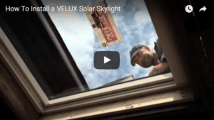 Manufacturer Provided How To Install a Velux Solar Skylight