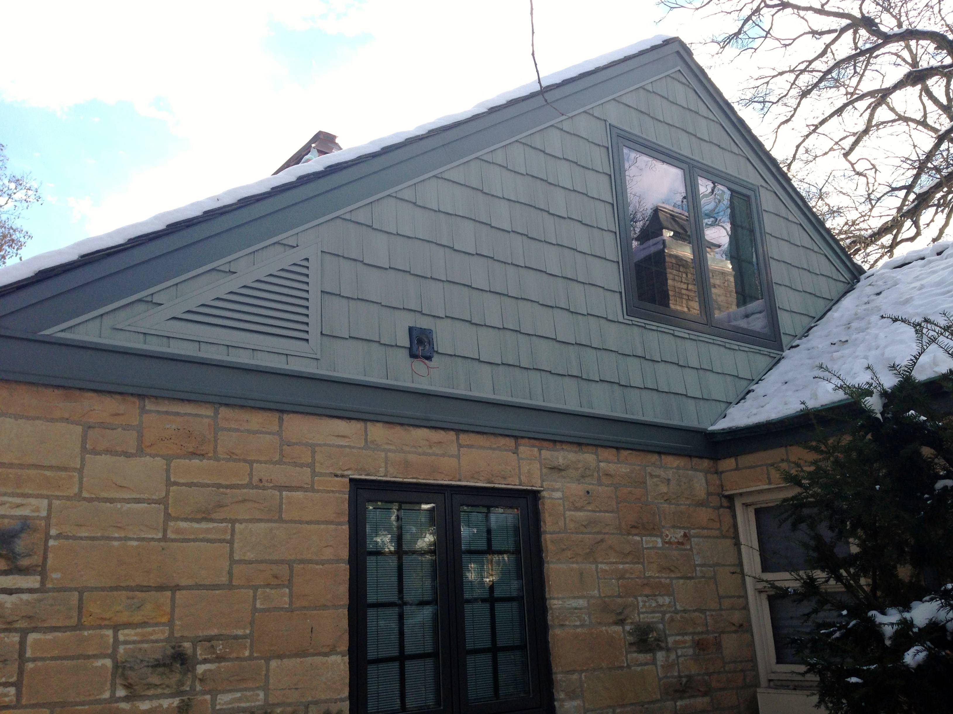 Pelican Bay Ultra Premium Hand Split Shake Siding in Naperville Opal