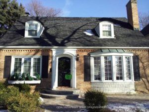 Bay window roofing