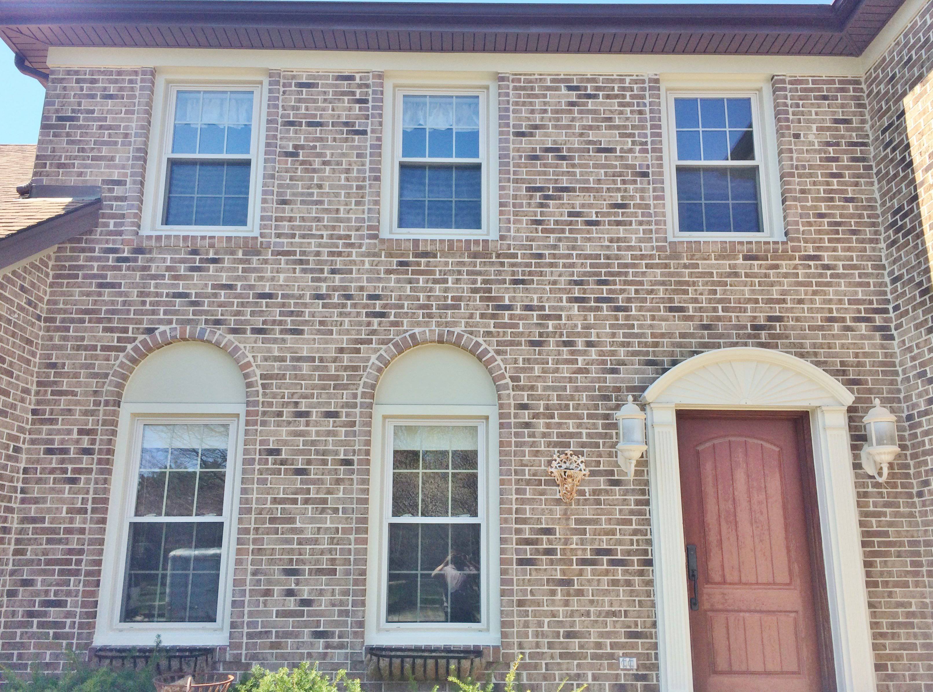 James Hardie Smooth Arch Tops, Alside CenterLock, Charter Oak Soffit
