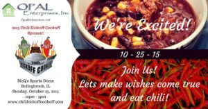 Opal Sponsors 2015 Chili Kickoff Cookoff