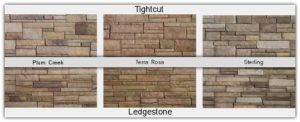 What is stone siding?