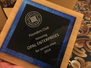 Beechworth honors Opal with the Founders Club Award