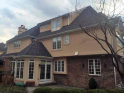 Roof replacement in Hinsdale Illinois with GAF shingles.