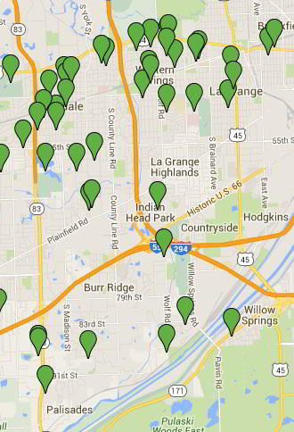 Opal serves all of Burr Ridge, Clarendon Hills, Countryside, Hinsdale, Hodgkins, Indian Head Park, La Grange, Western Springs, and Willow Springs.