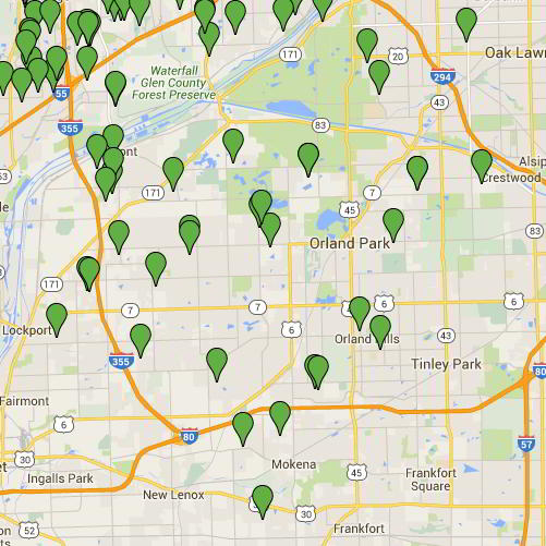 Opal serves Frankfort, Homer Glen, Lemont, Lockport, Mokena, New Lenox, Orland Park, Palos Park, Palos Heights, Palos Hills, and Tinley Park.
