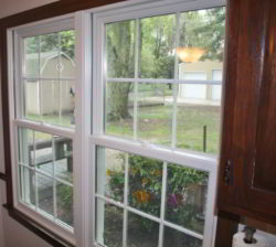 These are Andersen A Series windows installed in St. Charles. We offer custom wood staining so your windows will match your home!