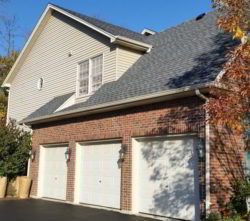 Roof Replacement in Batavia with GAF Timberline HD shingles in Pewter Gray.