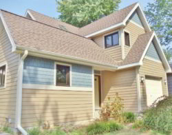 James Hardie siding combination installed in Downers Grove Illinois