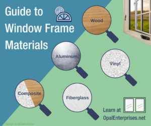 Guide to window frame materials