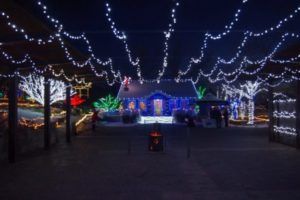 Admiring holiday lights - Opal Enterprises