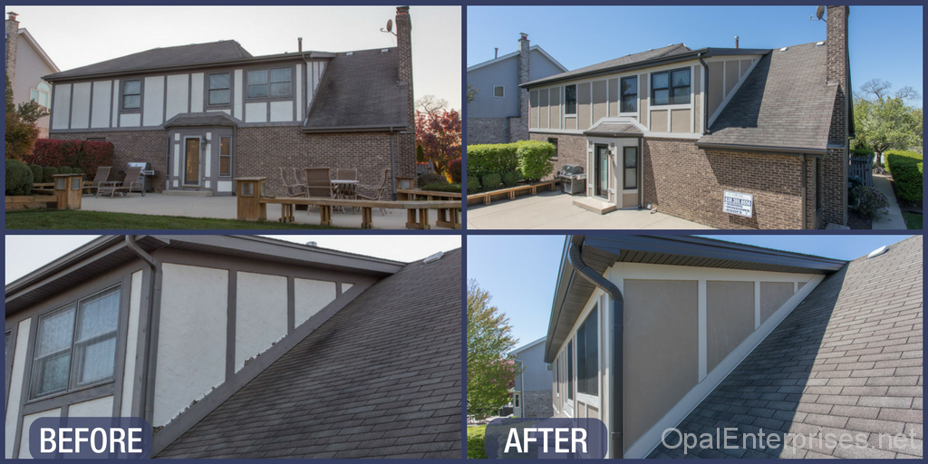 New Stucco, Windows & Doors in Orland Park Opal Enterprises Exterior