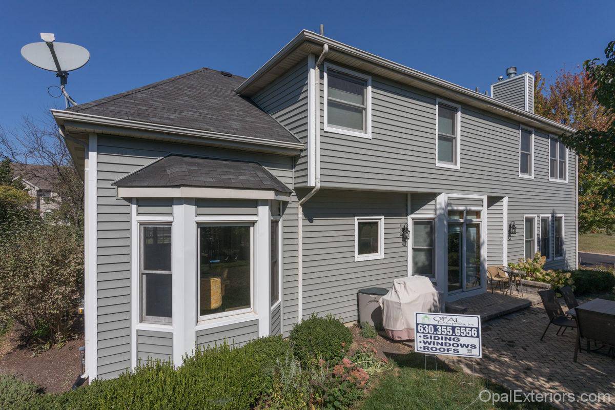 Vinyl siding installation by siding contractors in Geneva Illinois Opal Enterprises Exterior