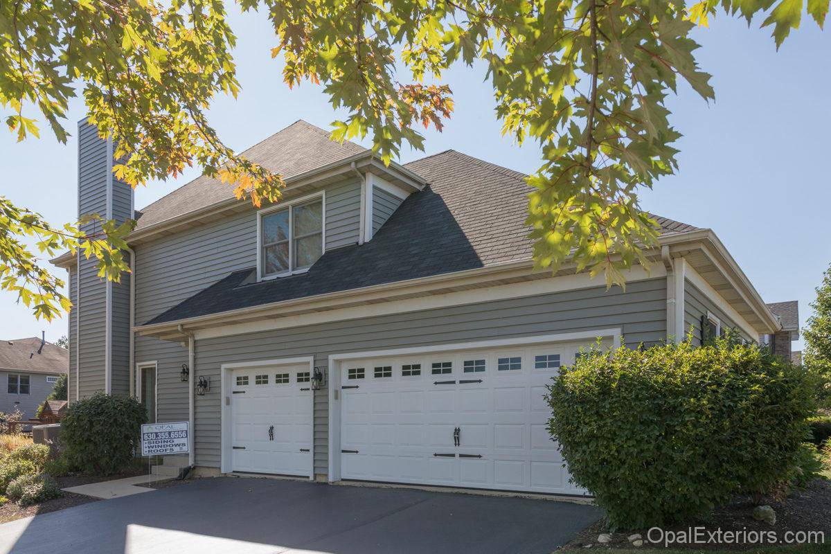 Exterior home renovation by Opal Enterprises with Mastic vinyl siding