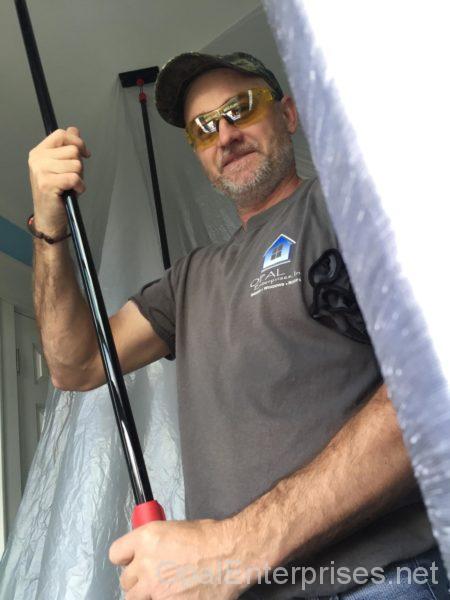 Window replacement in progress in Clarendon Hills