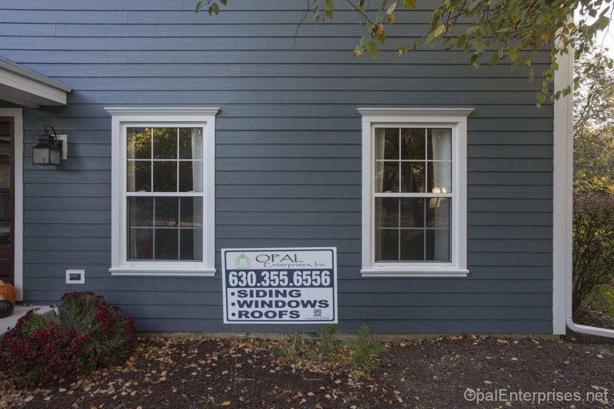 Home after siding replacement in Naperville Illinois