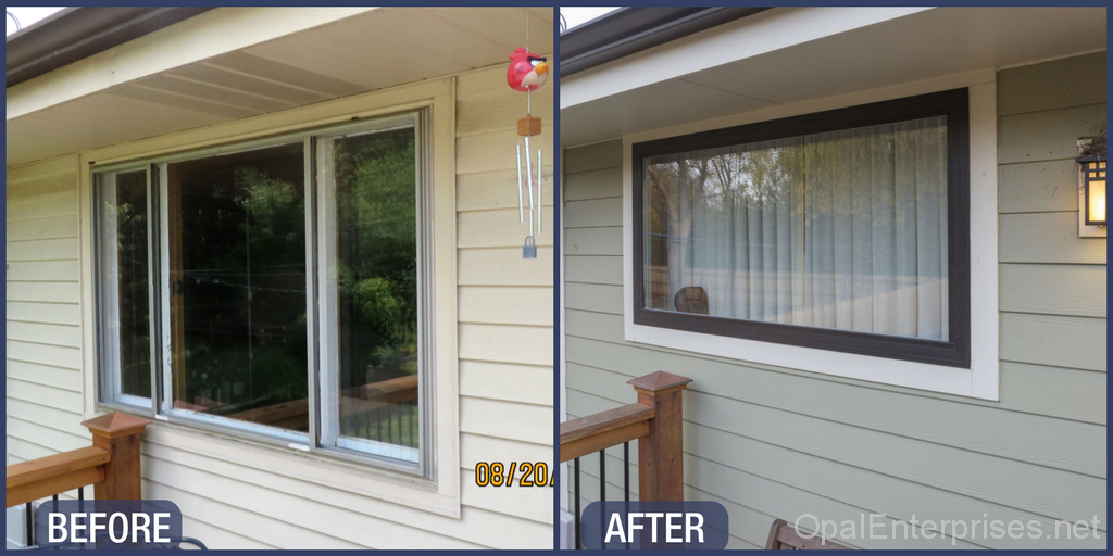 Before and after project Naperville siding and windows