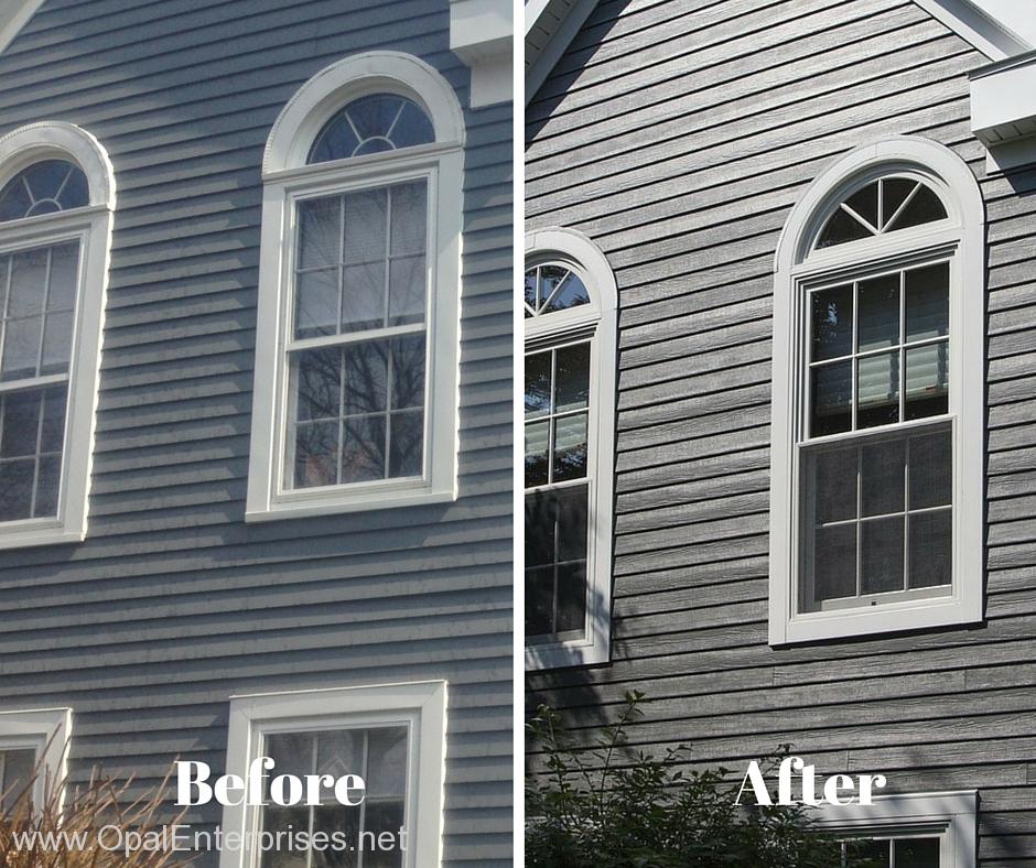 Before & After James Hardie & Andersen Windows