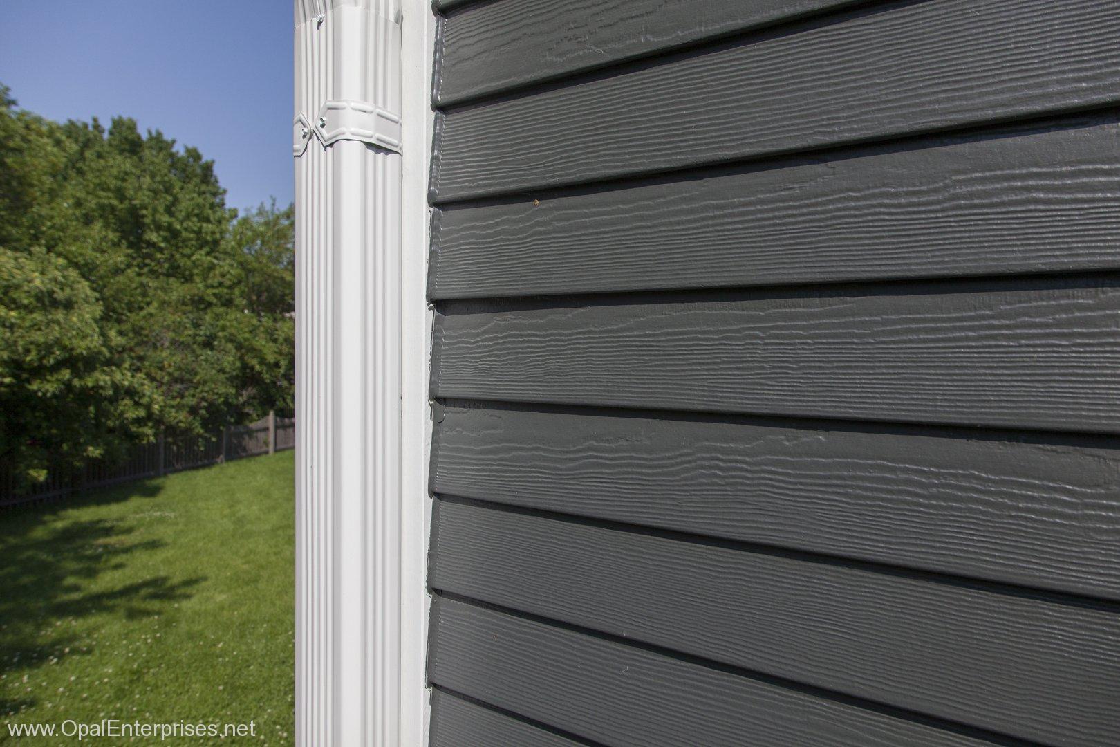 James Hardie Iron Gray Siding in Wheaton Illinois