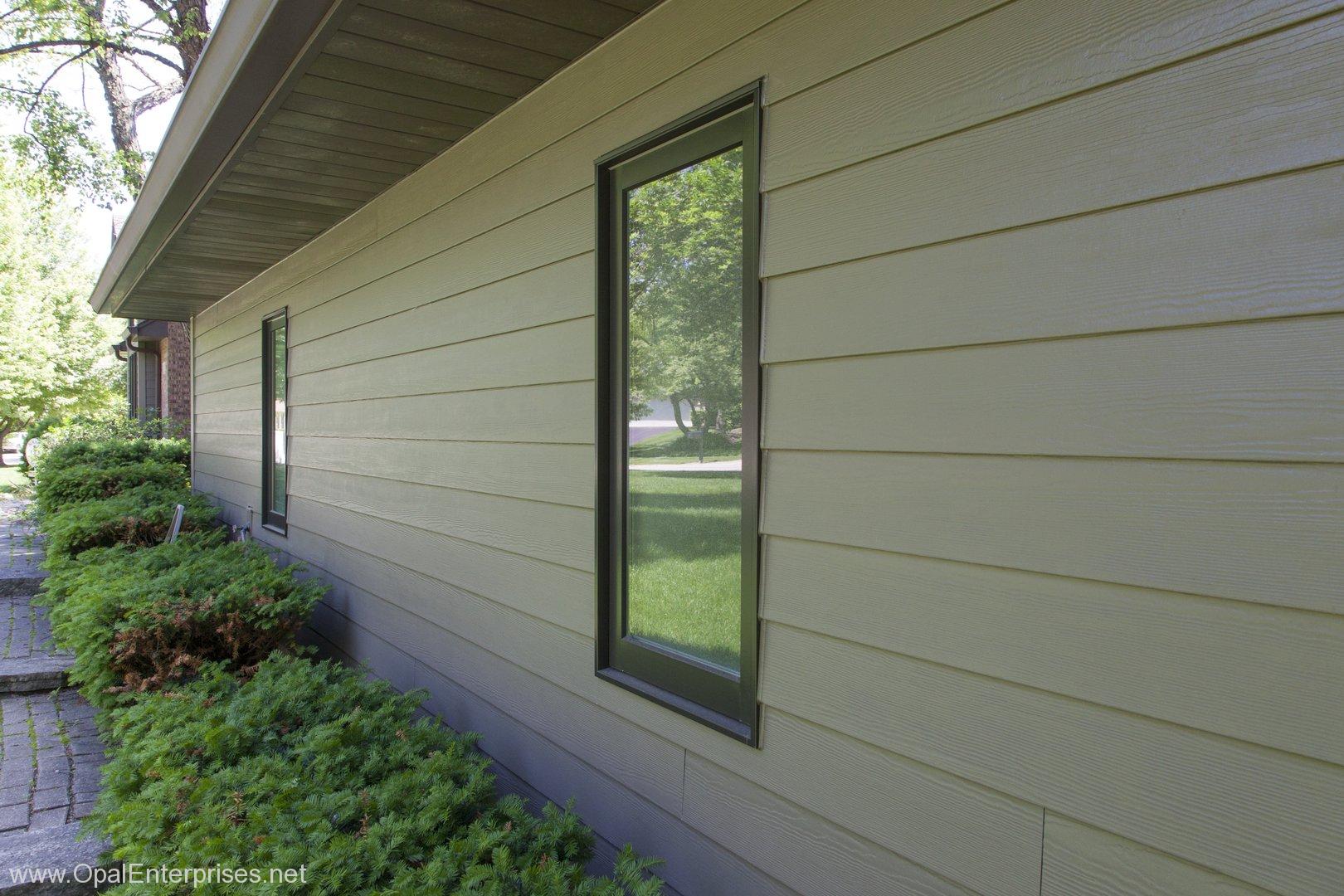 Timber Bark Hardie Plank Siding installed in Naperville
