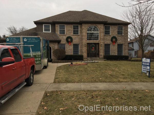Window replacement in Naperville, Illinois by Opal Enterprises