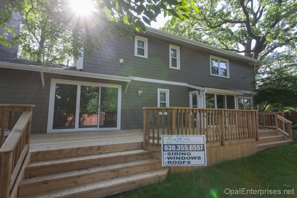 Siding Replacement in Lisle with James Hardie TimberBark