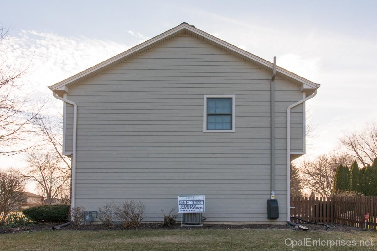 Fiber cement siding installation in Naperville IL by Opal Enterprises