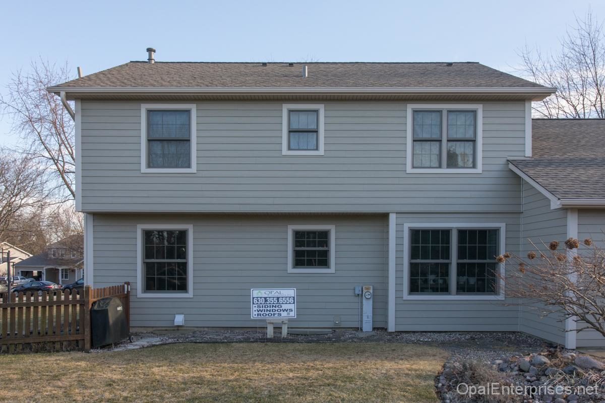 Back View Naperville siding, windows, and roof replacement