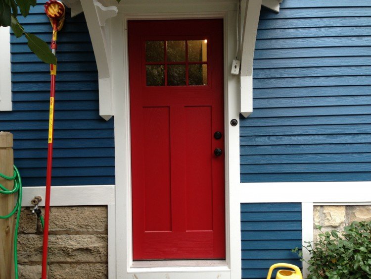 Red, White, and Blue house in Naperville! #OpalCurbAppeal