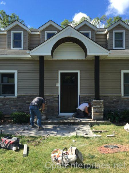 Naperville home renovation in progress
