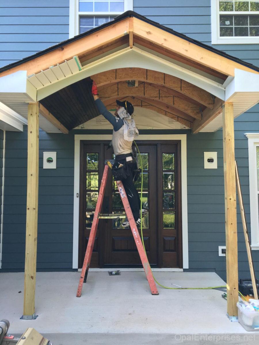 Opal Enterprises of Naperville porch renovation work