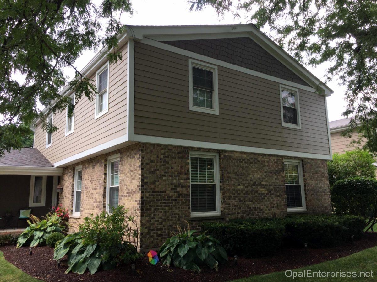 After photos of Naperville siding & roof replacement project by Opal Enterprises