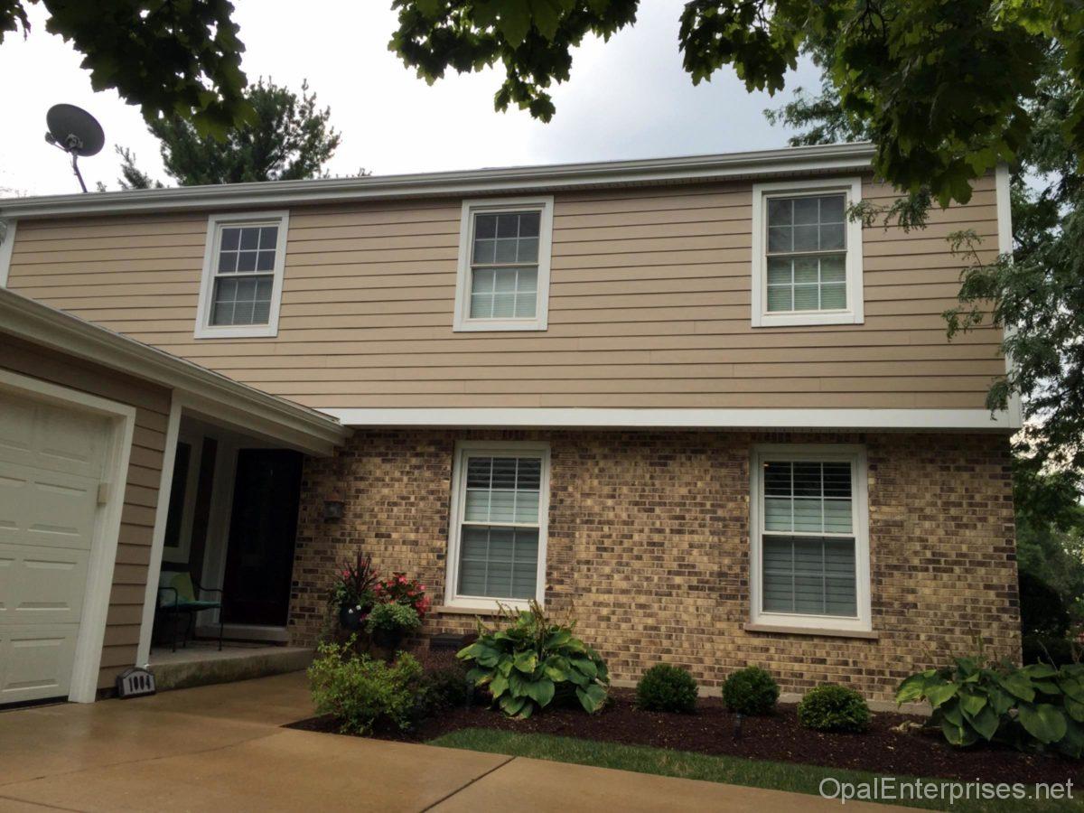 After photos of Naperville siding & roof replacement project by Opal Enterprises