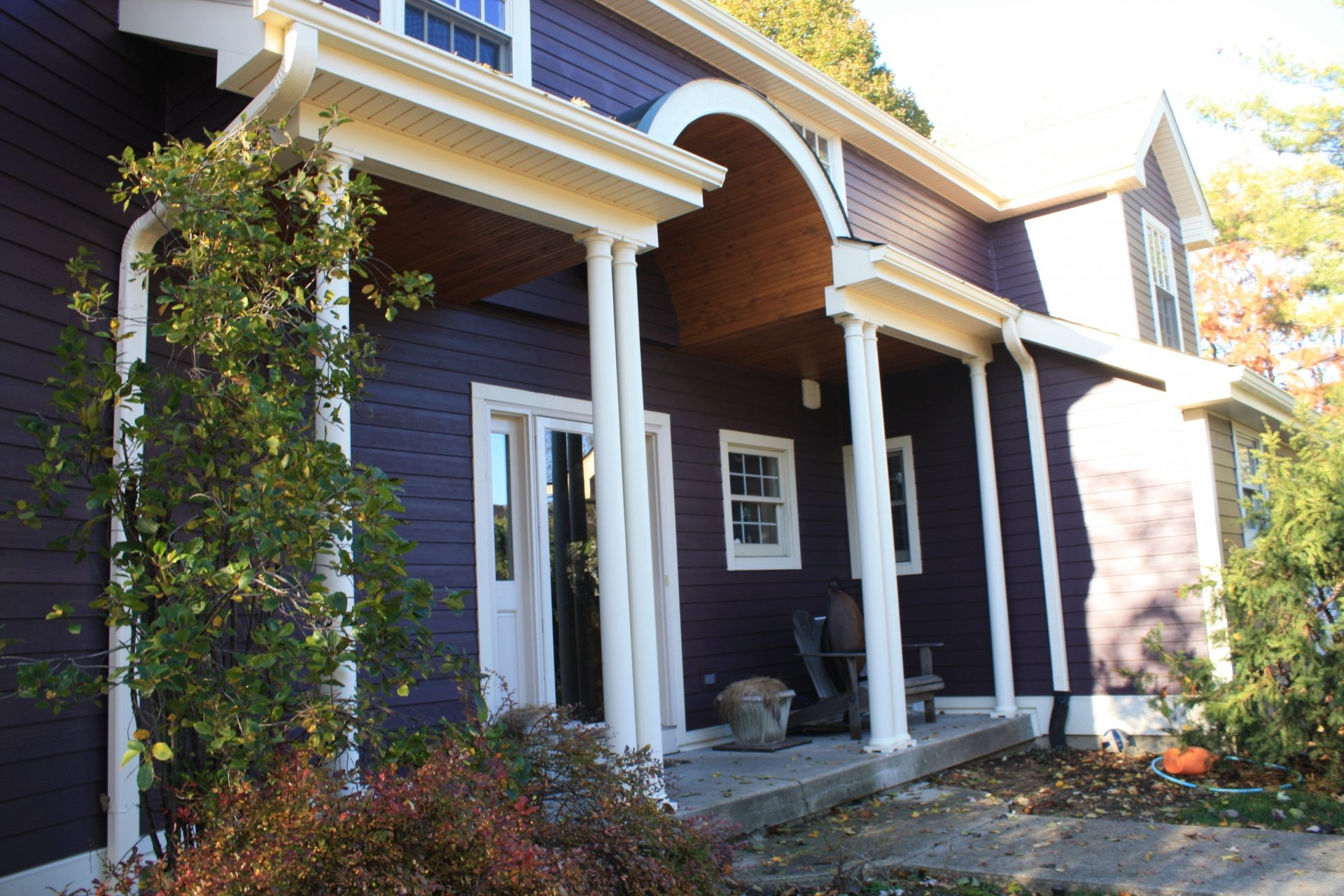 James Hardie Custom Color Lap Siding, Andersen 400 ...