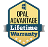 Opal Lifetime Labor Warranty badge