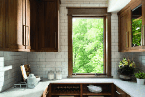 kitchen with window
