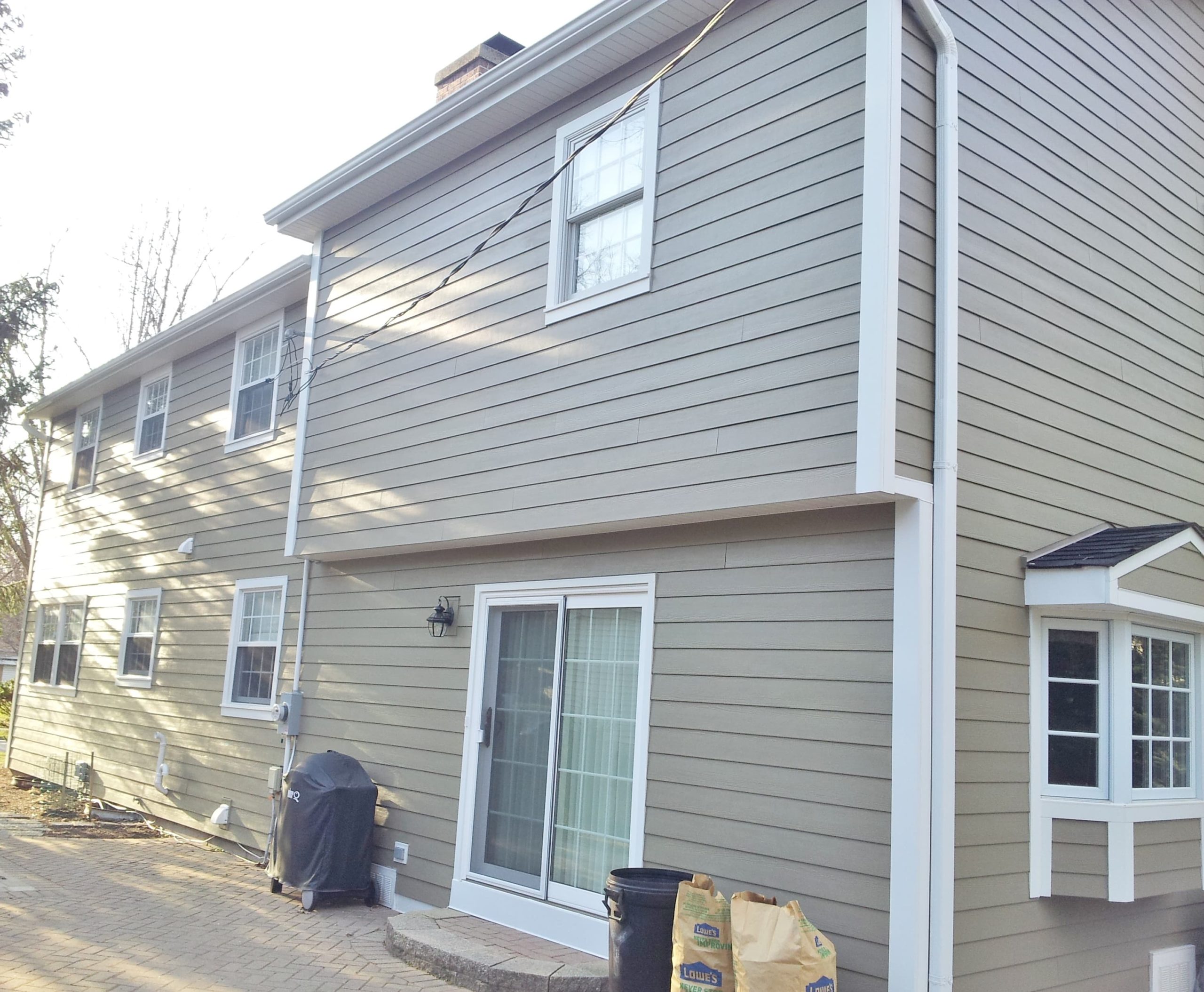 james hardie siding: woodstock brown