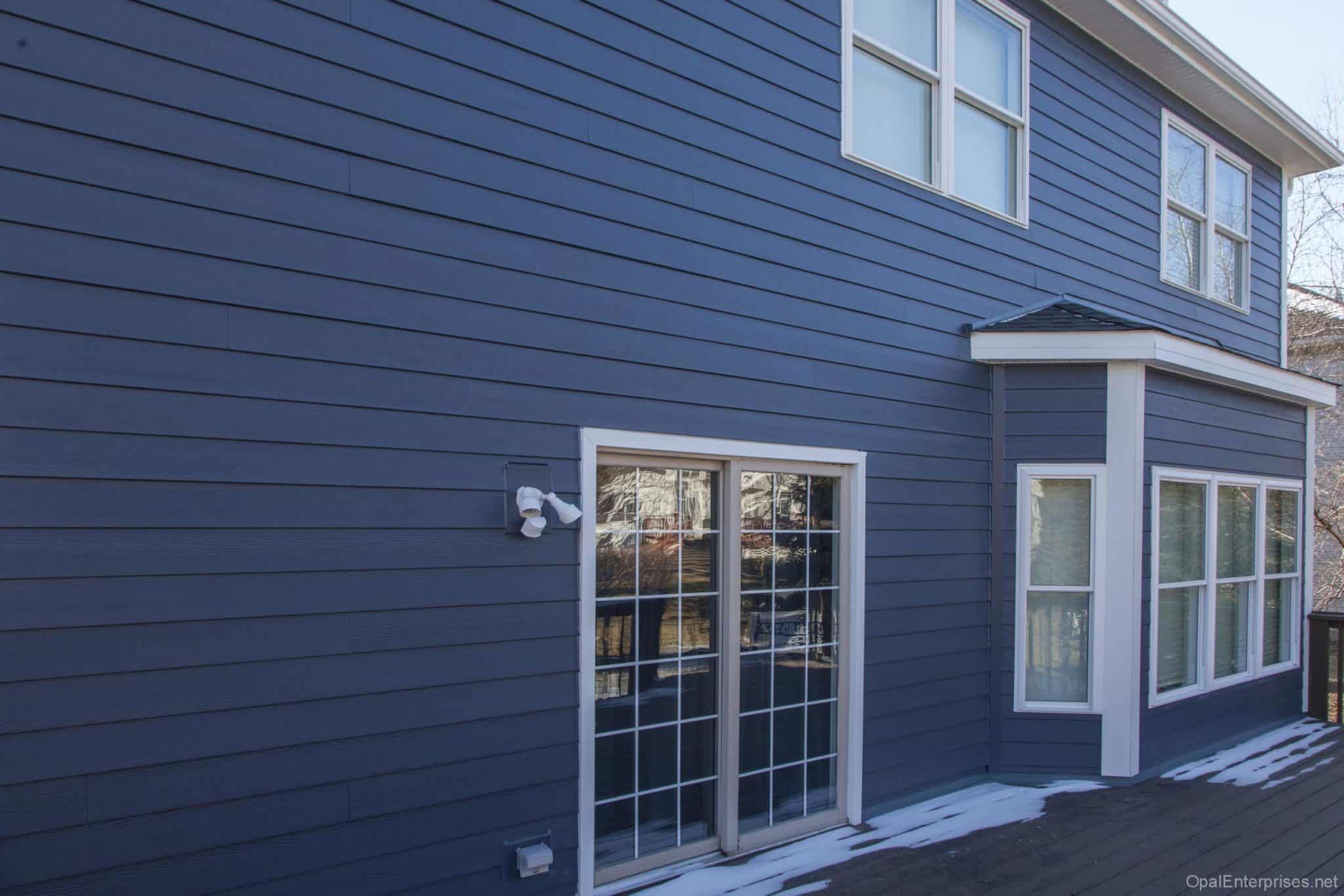 Beautiful blues with james hardie deep ocean siding opal enterprises inc