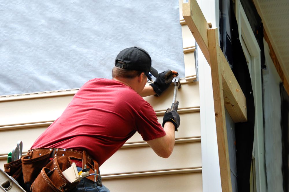 Homeowner Installs Siding