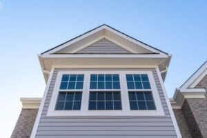 Double-hung windows on a Naperville home.